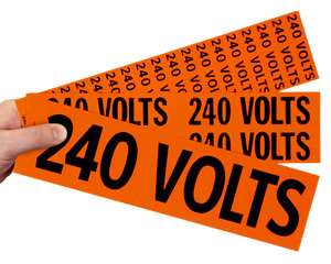 Voltage Marker Label