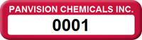 Asset Label Company Name with Numbering