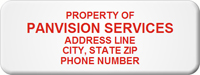 Asset Label Serviced by Company Name