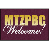 Customizable Classic Impact Logo Mat with Rubber Border