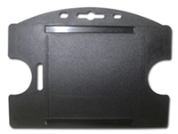 Single Card Holder Vertical/Horizontal  Black