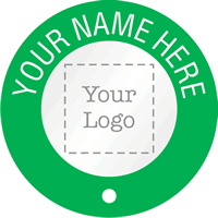 Your Text Here Your Logo Hard Hat Decal