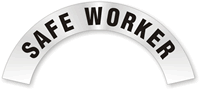Rocker Hard Hat Decals
