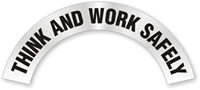 Think And Work Safety Rocker Hard Hat Decals