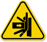 ISO Body Crush Force From Side Symbol Sign