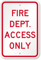 Fire And Emergency Sign