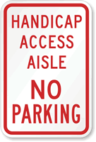 Handicap Access Aisle No
