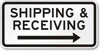 Shipping & Receiving (arrow right)