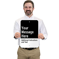 Customizable Parking Lot Message Sign