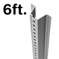 Municipal U Channel Sign Post  6' tall