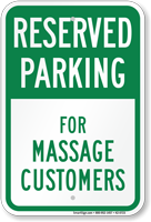 Reserved Parking  Sign