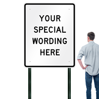 48" x 60"  Customizable Vertical Sign Template