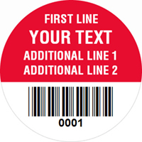 Circular Custom Template  Barcode