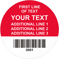 Circular Custom Template  Barcode