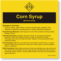 ANSI Chemical Label