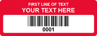 Rectangular Custom Template  Barcode