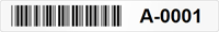 Rectangular Custom Template  Barcode