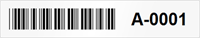 Rectangular Custom Template  Barcode