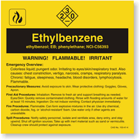 ANSI Chemical Label