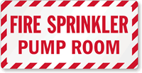 Fire Sprinkler  Sign