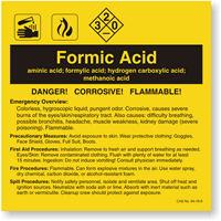 ANSI Chemical Label