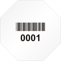 Stop Shaped Custom Template  Barcode