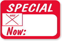 Special Price Removable Adhesive Label