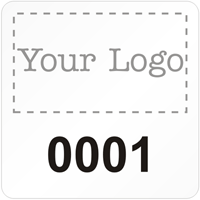 Square Custom Template  Numbering