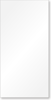 White Color Coded Label