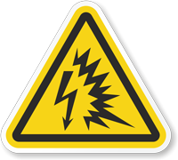ISO W042 Arc Flash Label