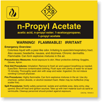 ANSI Chemical Label