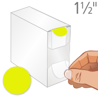 Yellow Color Coded Label
