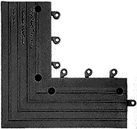 ErgoDeck™ Tile Outside Corner Case of 4
