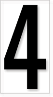 Placard Numbers  4