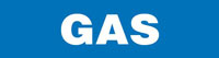 Gas (white text on blue background)