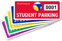 ToughTag™ Mirror Parking Permits (non blocking)