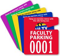 ToughTag™ Small Rearview Mirror Hang Tag