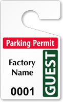 ToughTag™ for Visitors and Guests Parking Permits