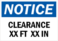 Notice  Sign