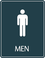 Men Restroom Sign