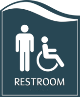Pacific Restroom Sign