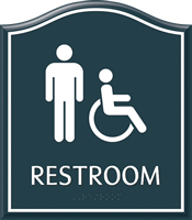 ADA  Restroom Sign