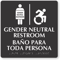 Updated ISA Gender Neutral Restroom Sign