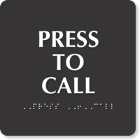Braille  TactileTouch™ Sign