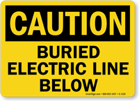 OSHA Caution  Sign