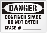 Confined Space Do Not Enter