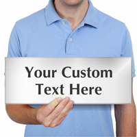 Custom Engraved Steel Sign