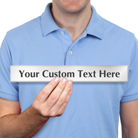 Custom Engraved Steel Sign