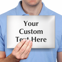 Custom Engraved Steel Sign