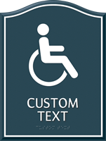 Santera HT Regulatory Sign w/Border 11.25 in. x 8.5 in.
